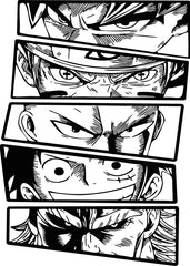 Mix Anime Main Charatcters
