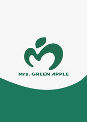 Mrs. Green Apple Logo Green