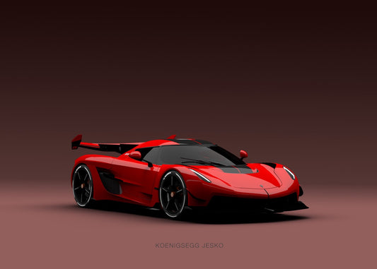 Koenigsegg Jesko Red