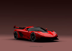Koenigsegg Jesko Red
