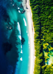 Island seaside scenery