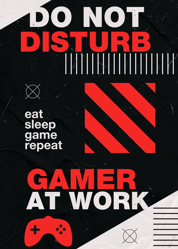 Gamer at work