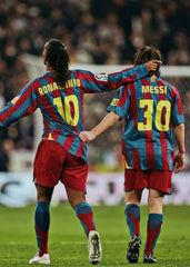 ronaldinho x messi
