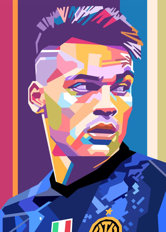 Lautaro Martinez pop art