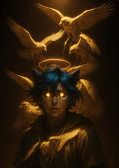 Holy Pigeons and angel