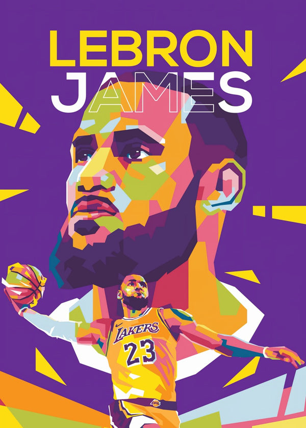 Lebron James pop art