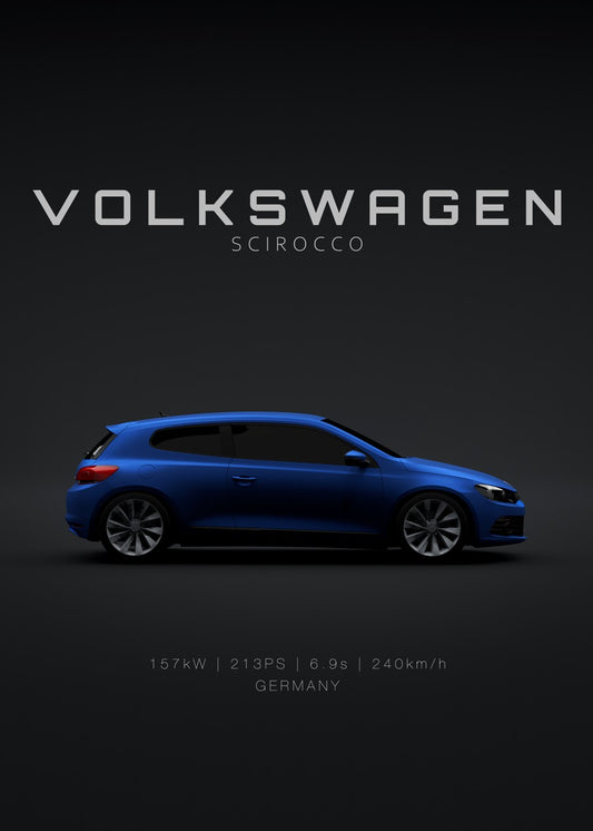 2009 Volkswagen Scirocco Blue