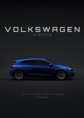 2009 Volkswagen Scirocco Blue