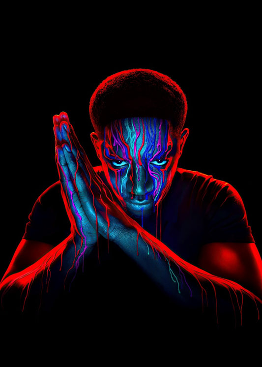 SNowfall psychedelic poster