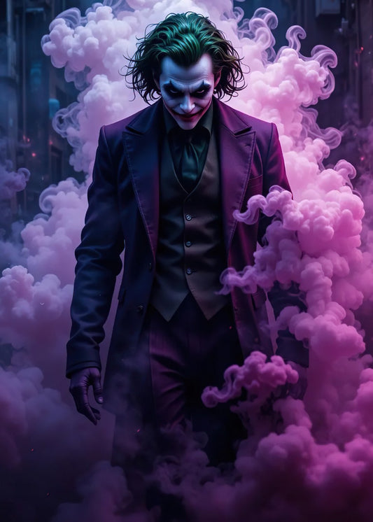 The Joker in Purple Smoke