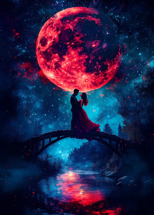 Lovers Under the Crimson Moon