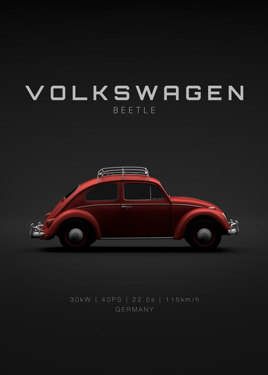 Volkswagen Beetle 1963 - Red