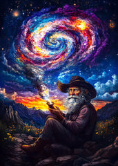 Cosmic Starry Night Contemplations