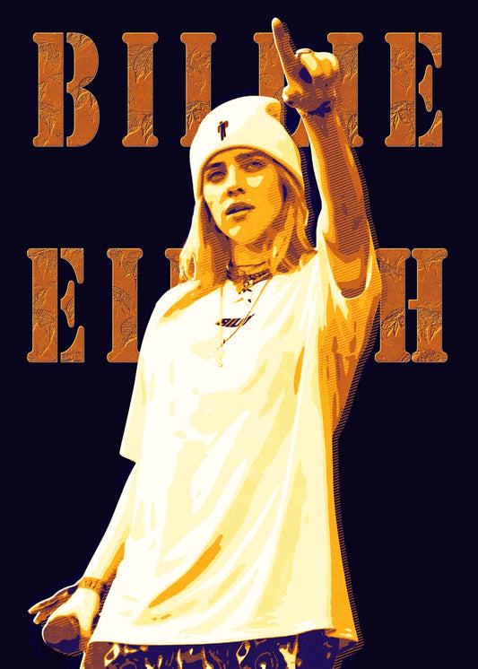 Billie Eilish pop art