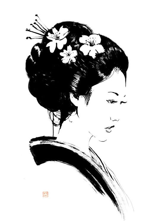 Geisha in daydream