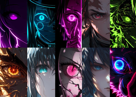 Eyes from Demon slayer Kimetsu no Yaiba