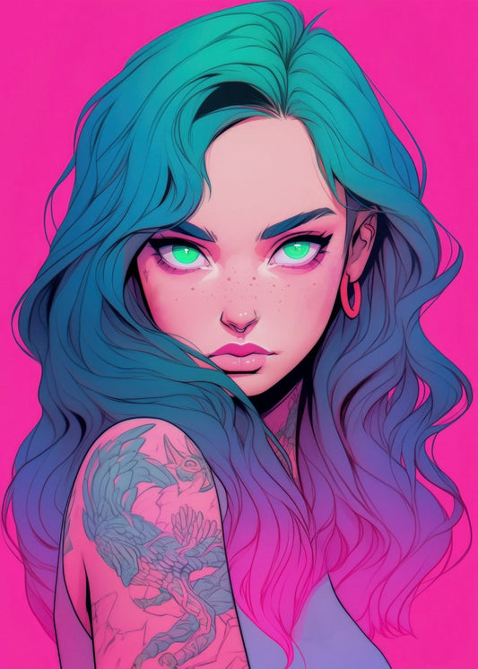 Manga Girl Portrait