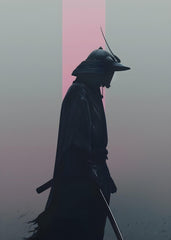 A Silhouette Of A Samurai