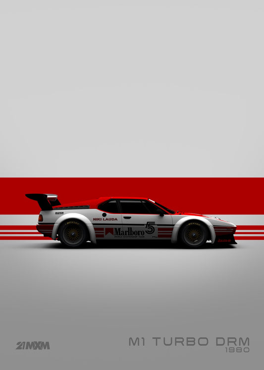 BMW M1 Turbo DRM 1980 - Lauda