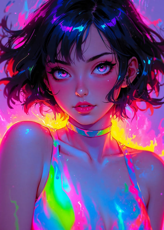 Cute Neon Girl