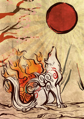 The fire wolf