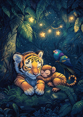 Jungle Friends Sleeping