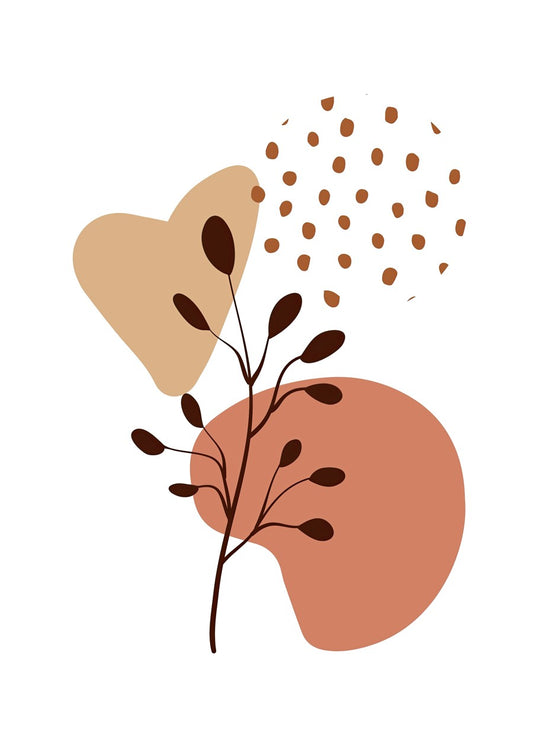Abstract Botanical Shapes