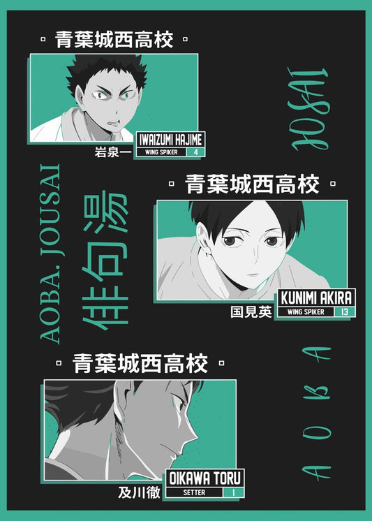 Aoba Jousai Team Players Green