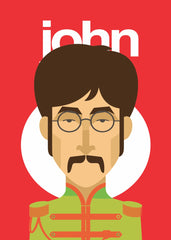 John Lennon Sgt. Pepper Art