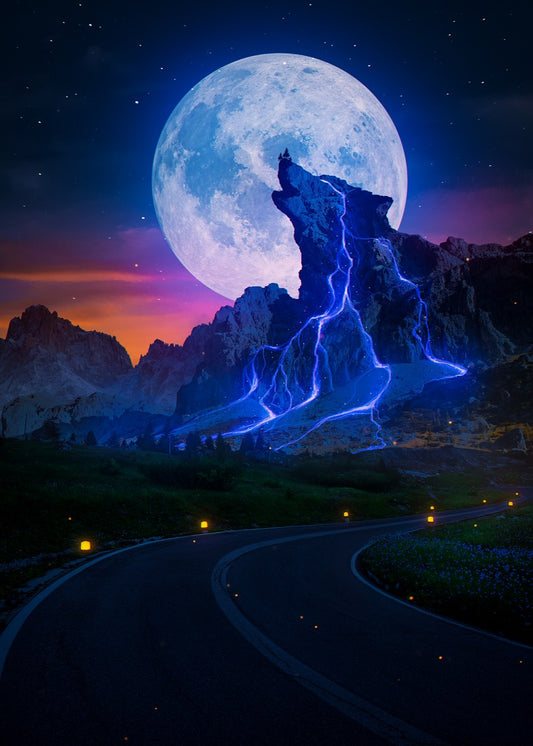 Mystical Night Landscape 
