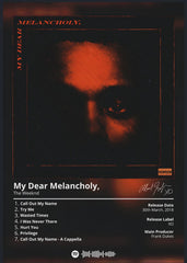The Weeknd Tracklist Album