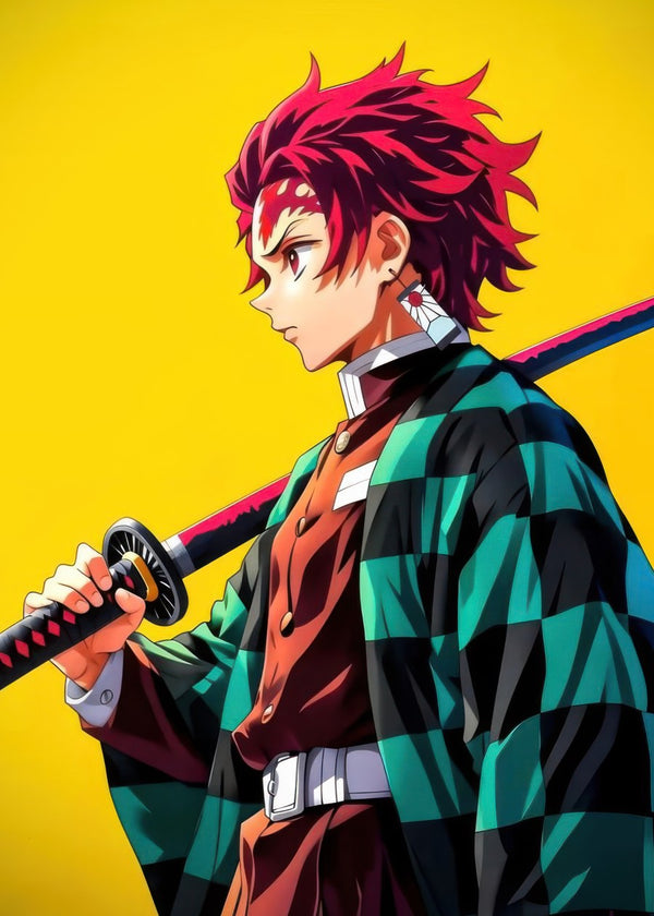 Tanjiro Kamado Calm Stance, Demon Slayer Kimetsu no Yaiba