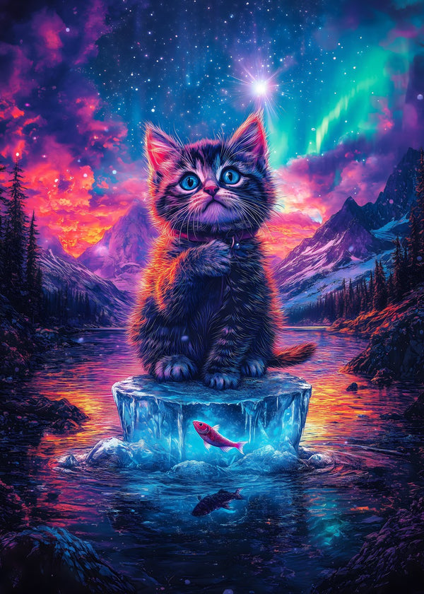 Celestial Kitten Reverie