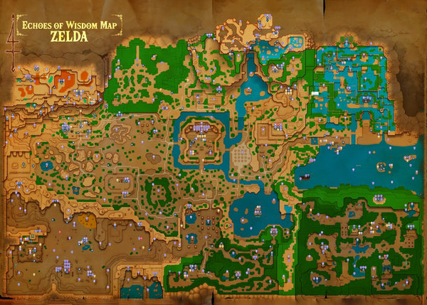 Echoes of Wisdom Zelda map