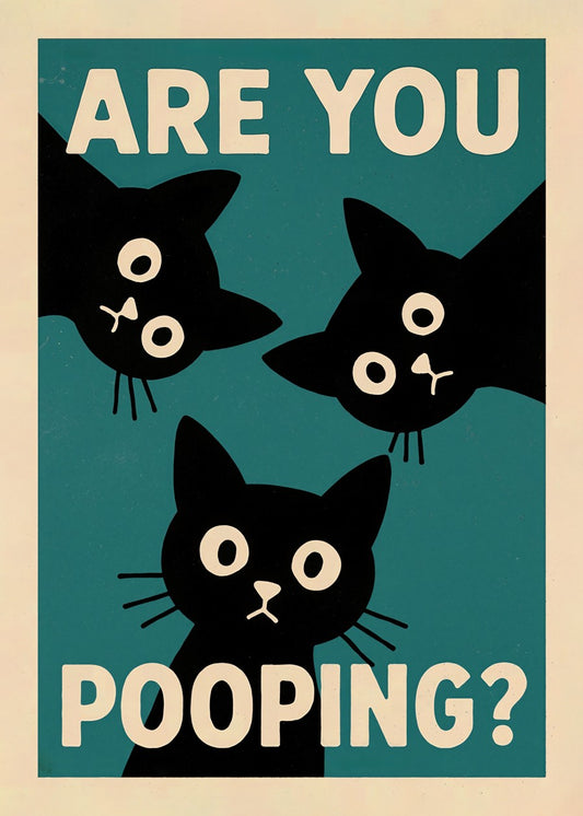 Pooping Cat