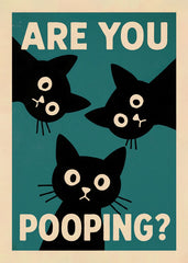 Pooping Cat
