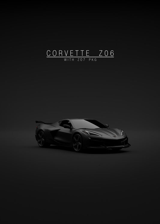 Chevrolet Corvette C8 Z06 Blac