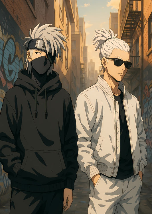 Kakashi & Gojo Street Vibes