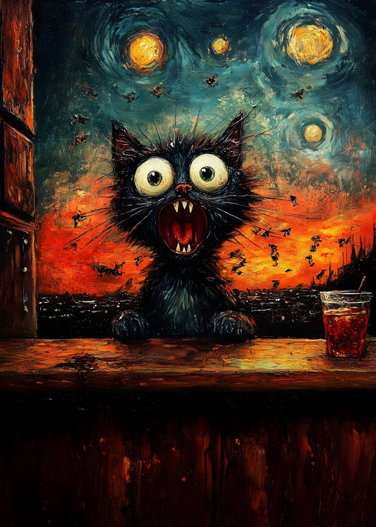 Cosmic Feline Frenzy