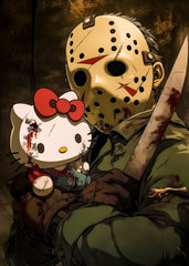 Hello Kitty Jason Voorhees Halloween