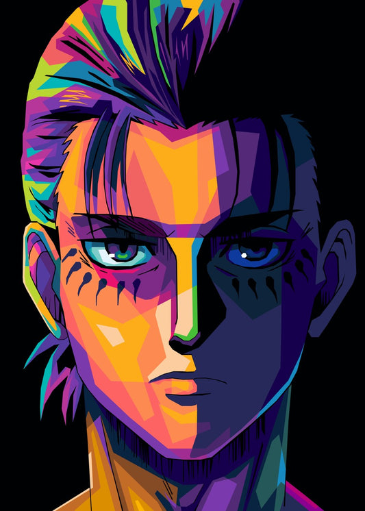 Eren Yeager, Attack on titan pop art anime