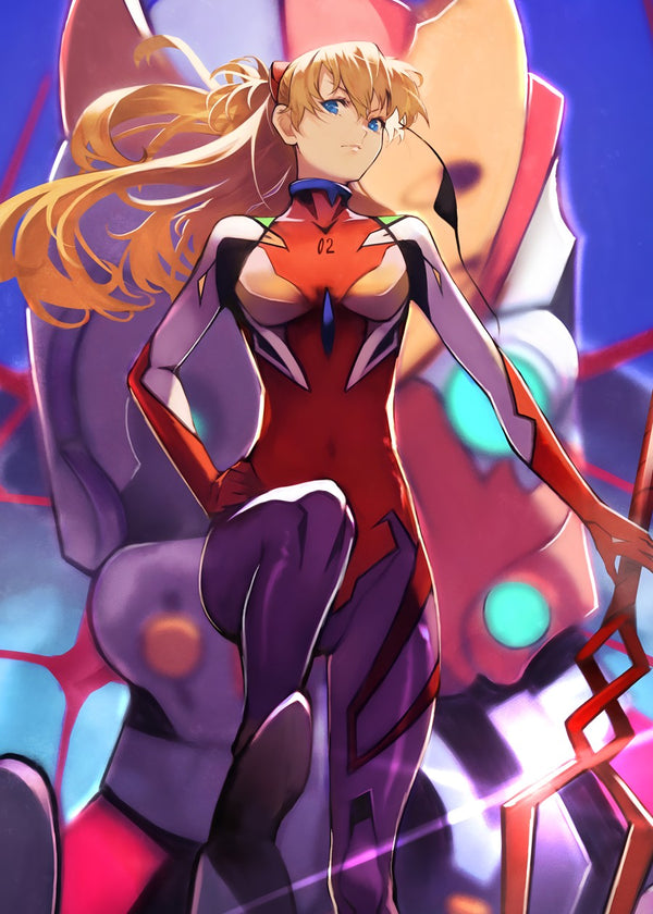 Asuka Langley with EVA-02