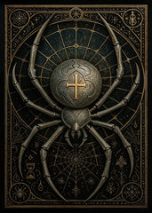 Epic Metal Spider Cross