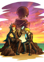Roxas, Axel and Xion, Kingdom Hearts