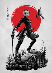 Battle android under the sun, NieR:Automata