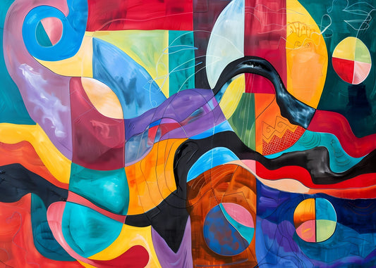 Colorful Abstract Landscape