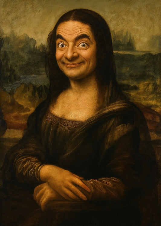 Mr. Bean Mona Lisa Meme