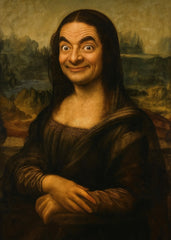 Mr. Bean Mona Lisa Meme