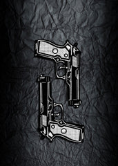 Black and white Barreta M9 