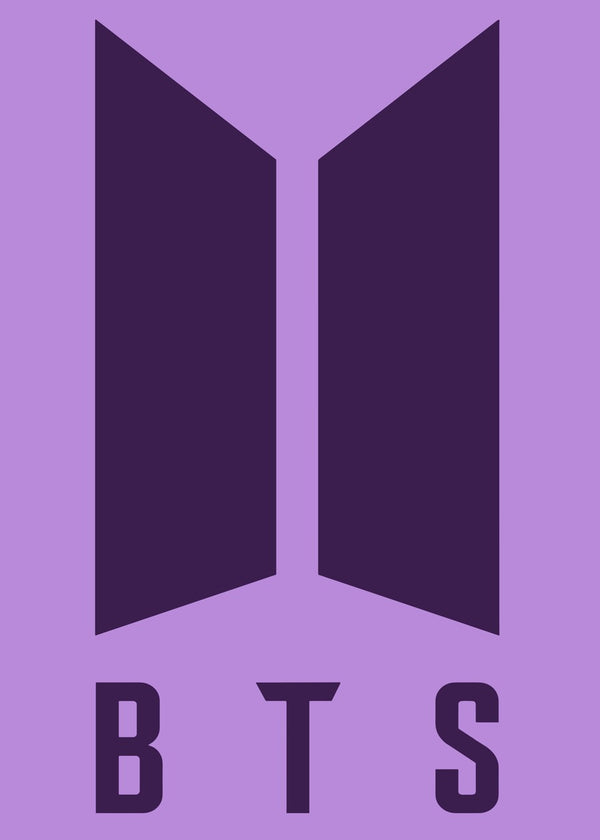 BTS Minimalist Logo Purple